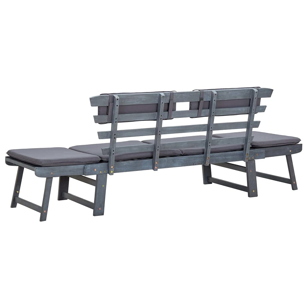Convertible Outdoor Sofa Bench - 74.8