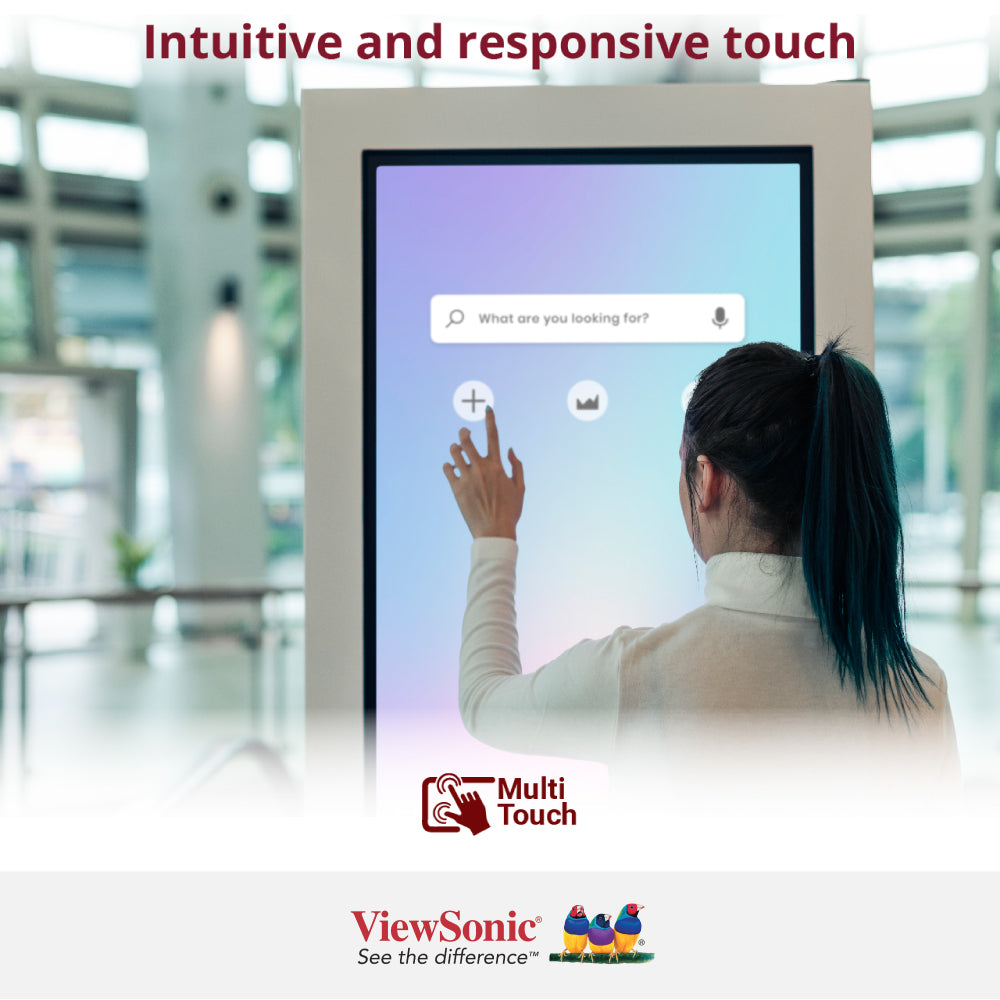 ViewSonic TD3207 32-Inch Open Frame Touch Screen Monitor - 24/7 Continuous Operation for Kiosks, Digital Signage & Interactive Displays