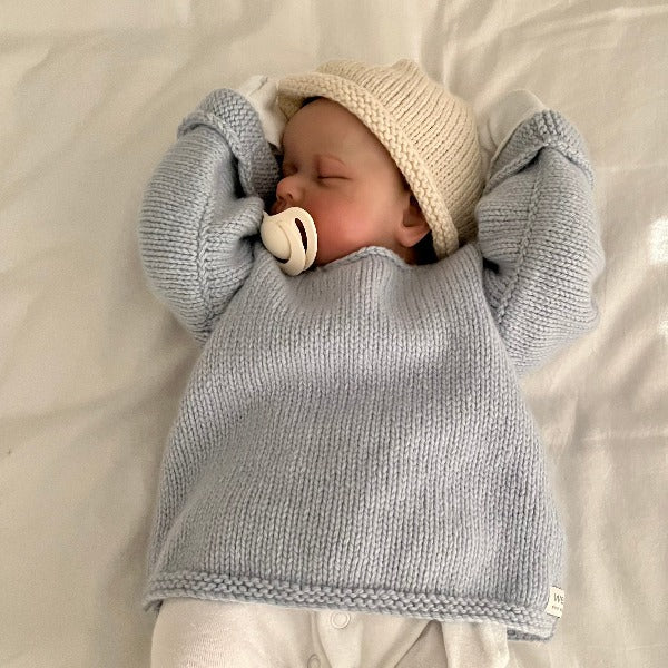 Cozy Baby Slouchy Sweater - Soft & Comfortable Knit Pullover for Infants & Toddlers - Perfect for Playtime, Outings & Photo Shoots