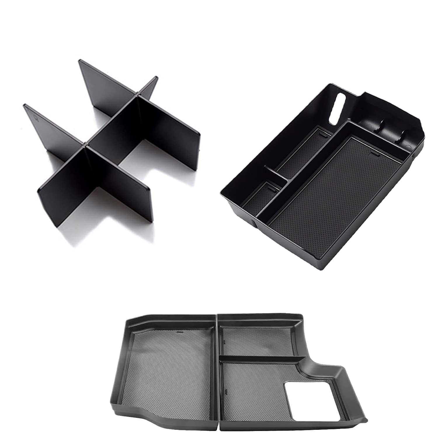 2021-2022 Toyota Sienna Armrest Center Console Organizer Tray - Lower Control Storage Box & Dividers Accessories - Perfect for Car Organization & Road Trips