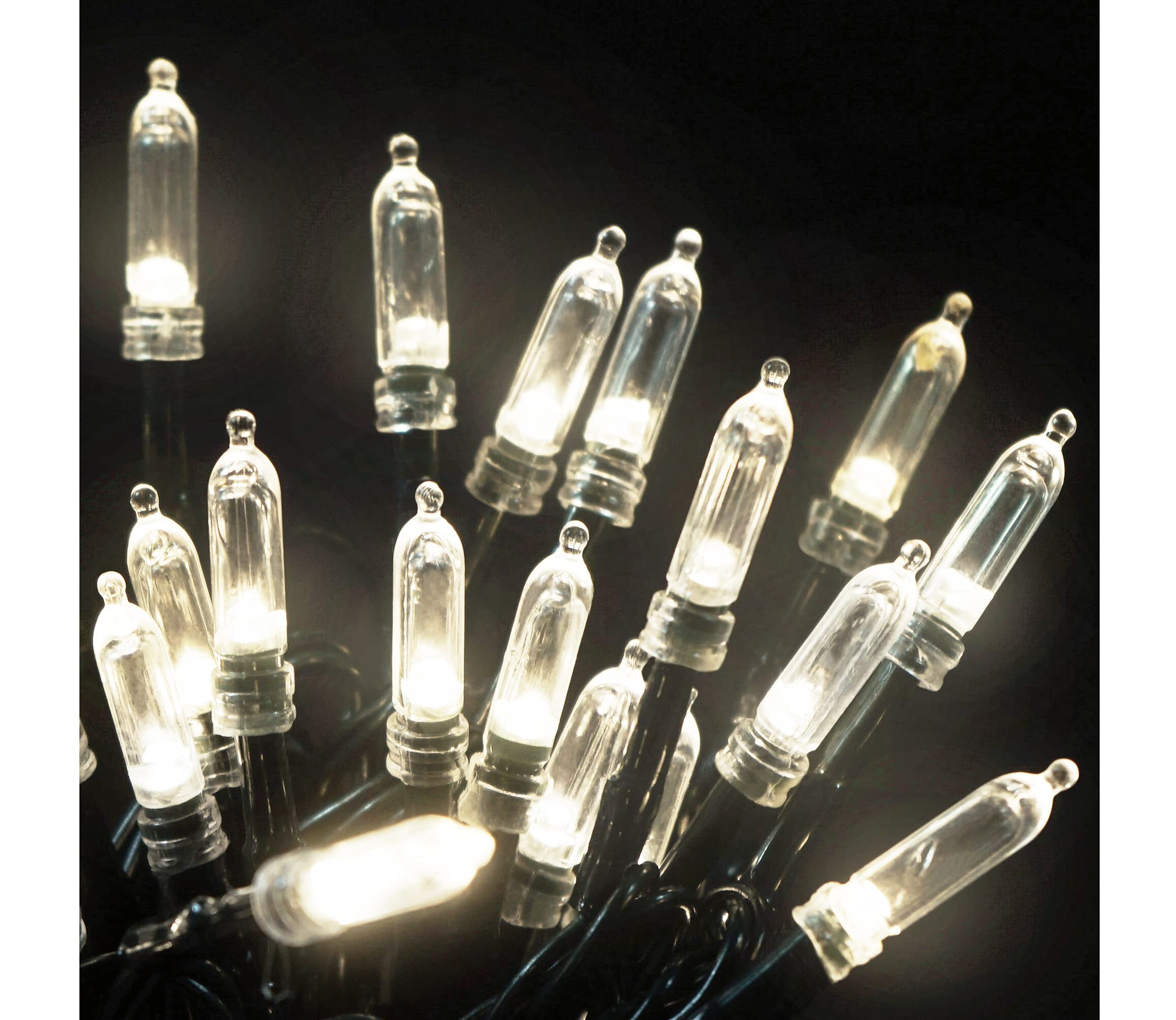 PRODUCTWORKS White 19890 Brilliant Mini LED 150 Lights - Perfect for Christmas Trees, Home Decor, and Party Lighting