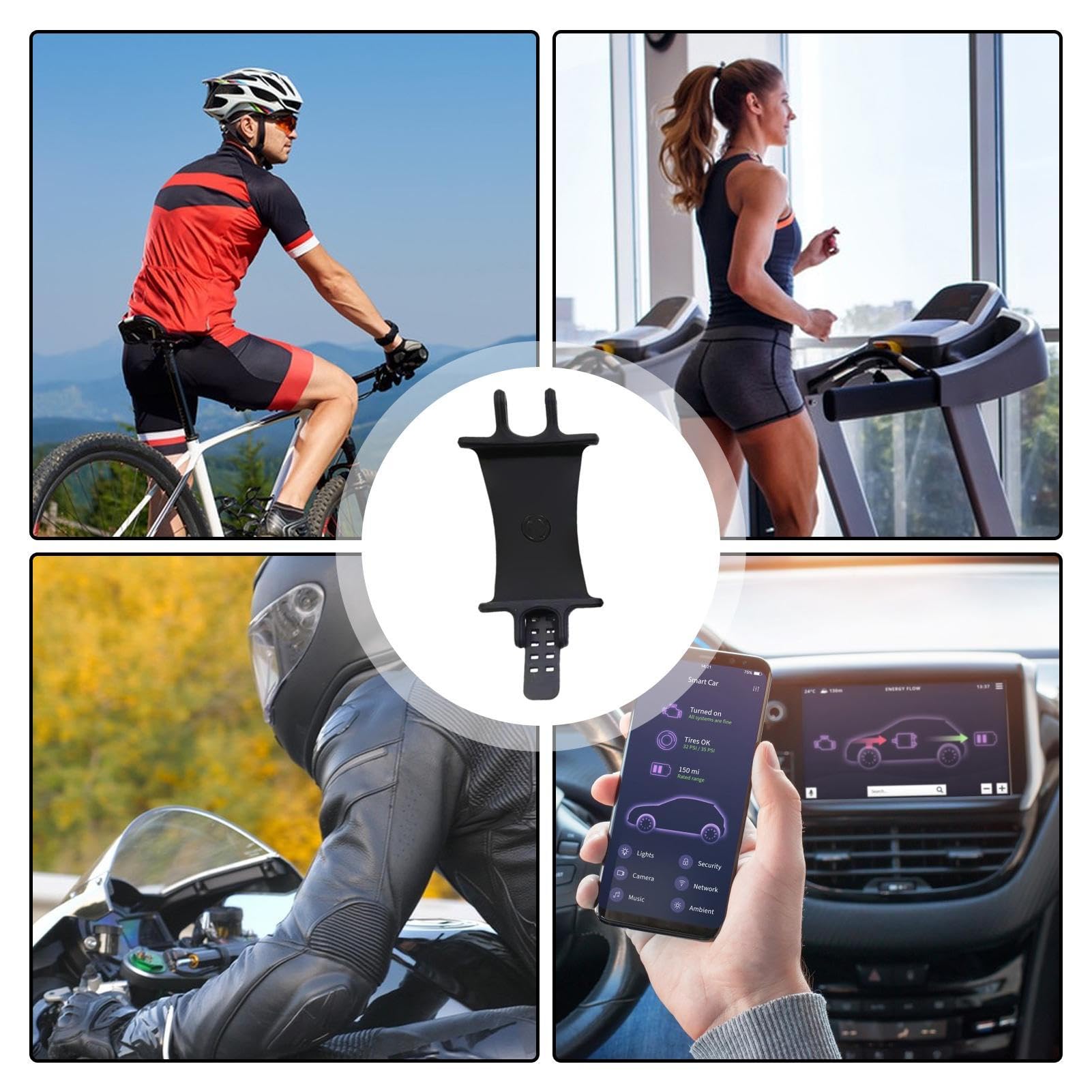 SOYDAN Universal Bike Phone Mount - 360° Rotating Adjustable Phone Holder for Cycling, Motorcycle & Tablet - Secure & Durable Smartphone Clip for Outdoor Sports & Commuting