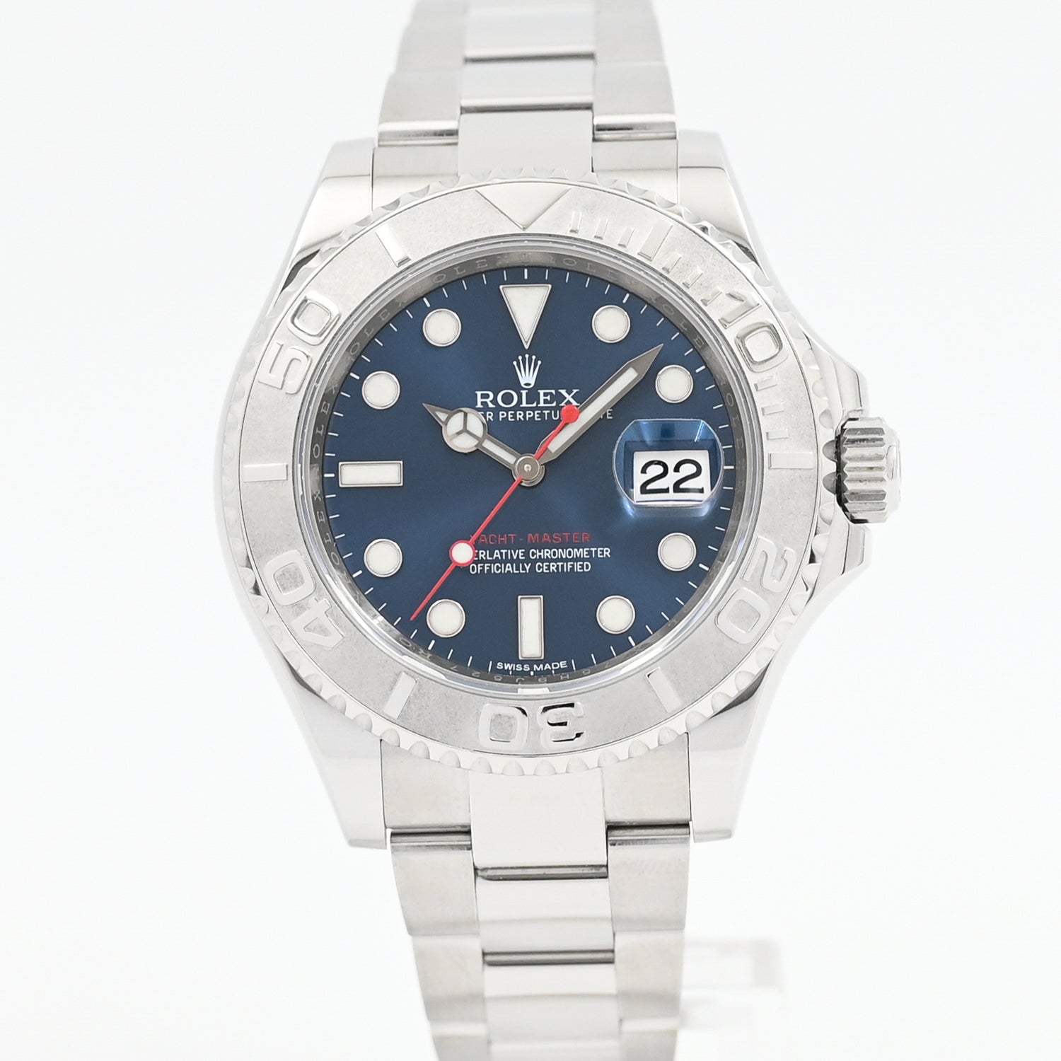 Rolex Yacht-Master 40mm Stainless Steel Watch 2016 Model - Luxury Men's Timepiece for Sailing, Yachting & Formal Occasions
