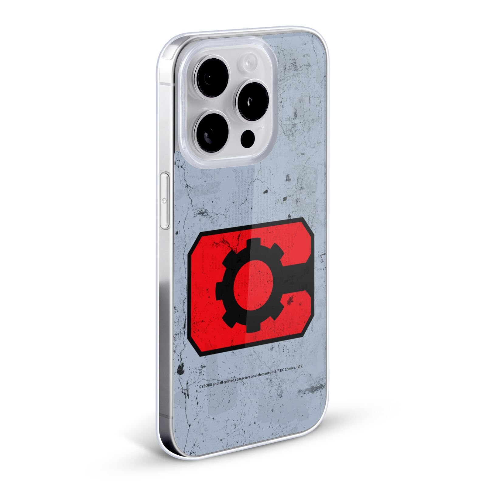 Officially Licensed Cyborg DC Comics iPhone 12 Pro Max Case - Soft Gel Phone Cover with Classic Logos | Perfect for Superhero Fans, Comic Conventions & Everyday Protection