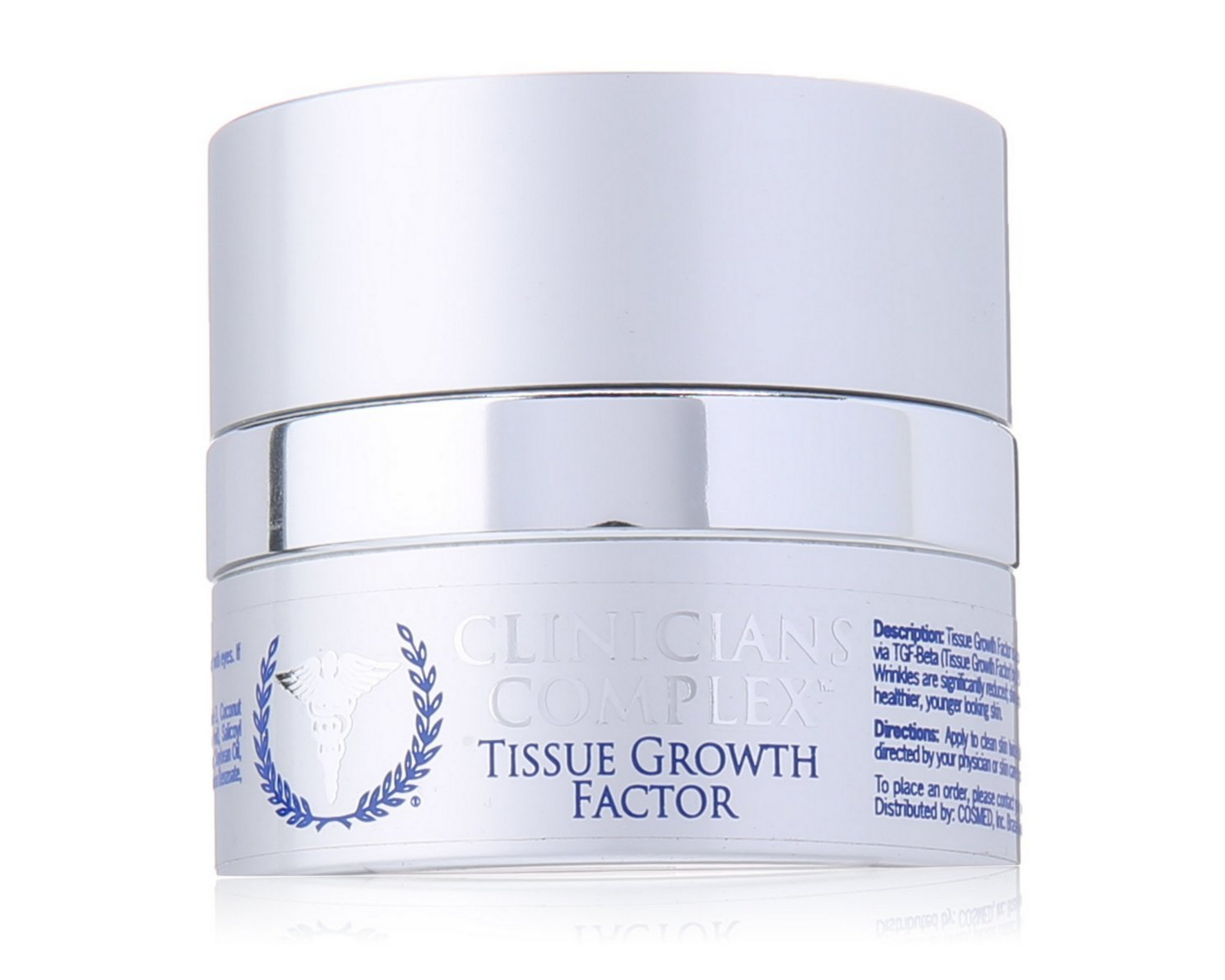 Clinicians Complex Tissue Growth Factor Serum with Peptide | Anti-Aging EGF Serum & Collagen Boosting Night Cream for Wrinkles & Fine Lines | 1.0 Oz | Perfect for Nighttime Skincare Routine & Mature Skin Care