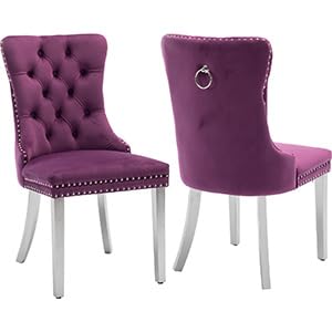 K-1 Purple Velvet, Silver Legs