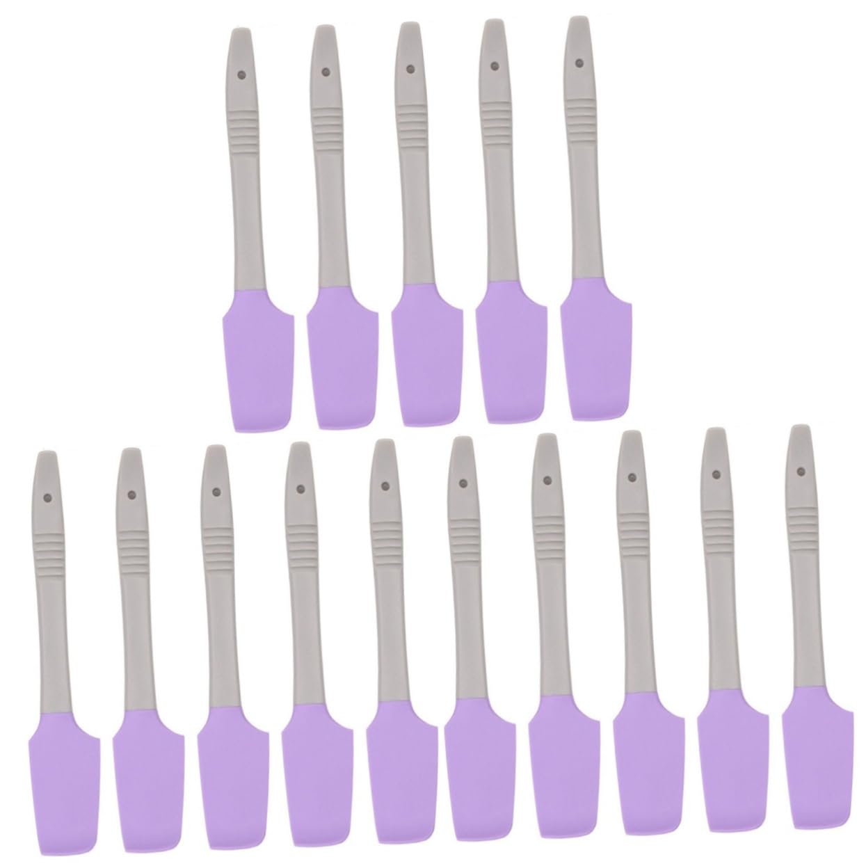 15 Pcs Purple Wax Spatula & Lipstick Applicator Set - Makeup Scraper, Beauty Massage Stick, Eye Cream Applicator for Precise Cosmetic Application - Perfect for Salon, Home Spa & DIY Beauty Care