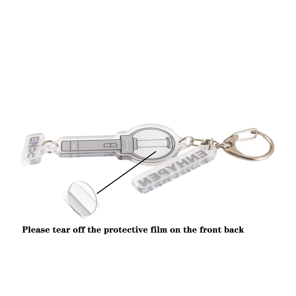 ENHYPEN Kpop Keychain - Official ENGENE Fan Merchandise | Cute Pendant Keyring for Backpacks, School Bags & Accessories | Perfect Kpop Gift for Fans | Use for Keys, Purse Charms & Fan Collection Decor
