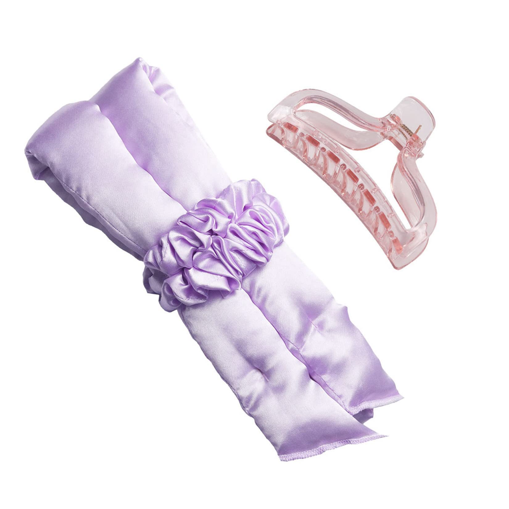 Heatless Hair Curlers Roller Set with Hair Clips & Headband - No Heat Hair Styling Tool for Women & Girls - Perfect for Overnight Curls, Salon Waves & Damage-Free Hairstyling at Home