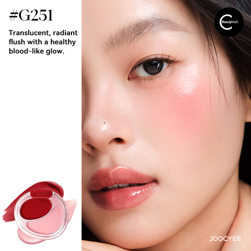 Joocyee Duo Blush & Highlighter Cream - Natural Glow Cheek & Face Luminizer for Day & Night Makeup | Perfect for Everyday Wear, Date Night & Special Occasions