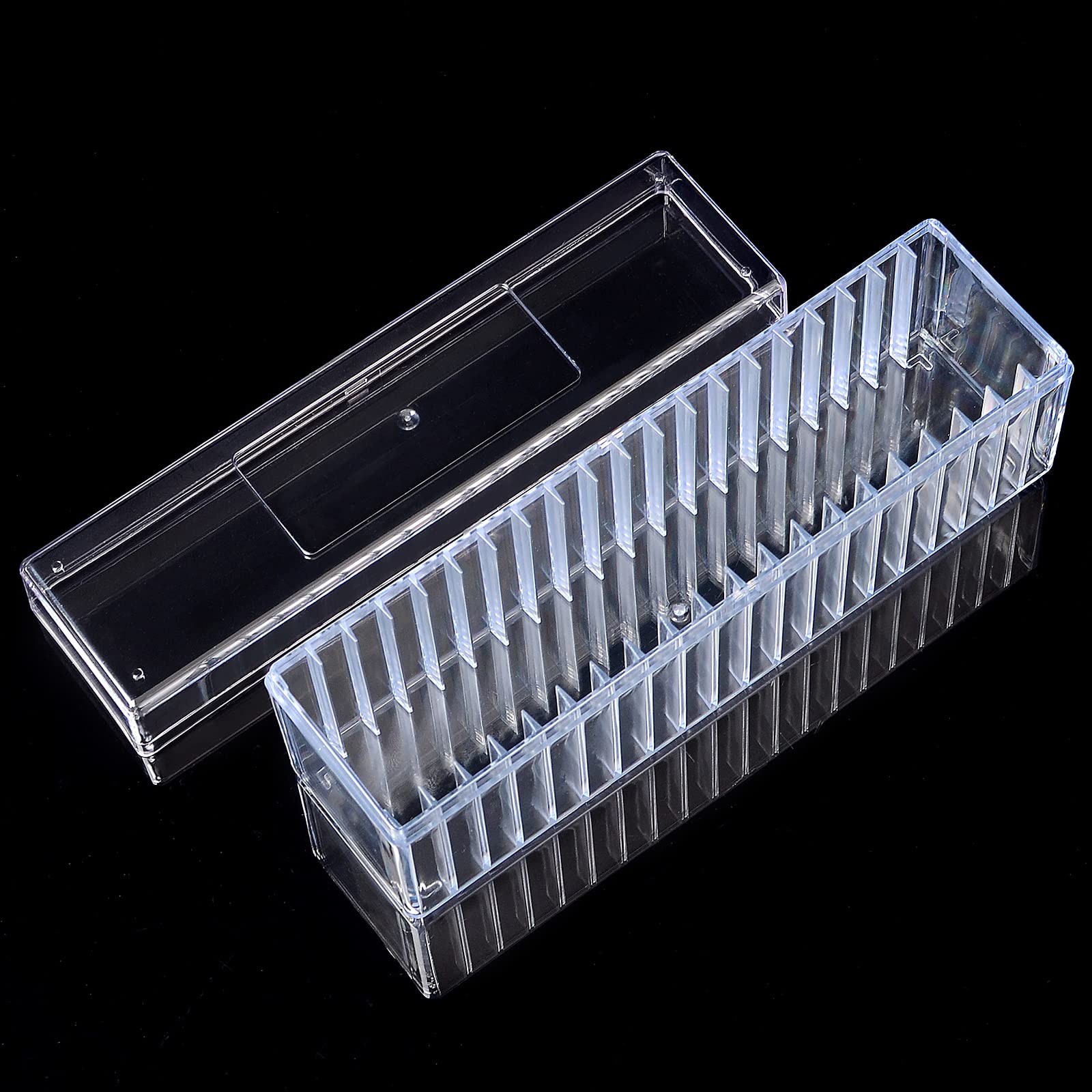 Ettonsun Clear Coin Slab Storage Box - Holder for NGC, PCGS, PMG, PCCB, CAC Certified Coins - Perfect for Collectors, Display & Protection
