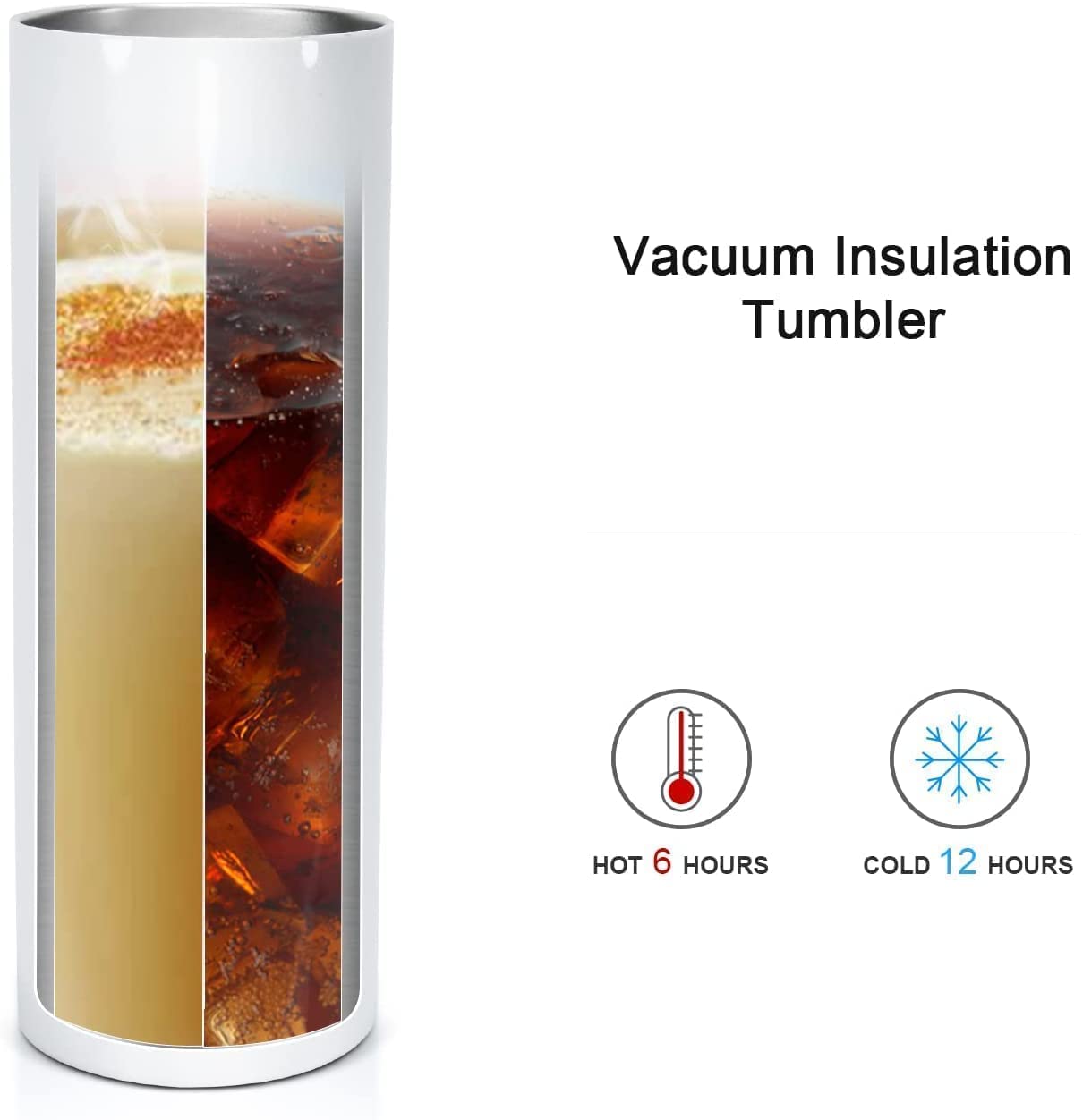 50 Pack 20oz Sublimation Tumblers - Skinny Straight Stainless Steel Blanks with Splash-proof Lid, Straw & Coaster - Bulk Sublimation Blanks for Heat Press Machine - Perfect for DIY Crafts, Personalized Gifts & Promotional Items (Ships in US)