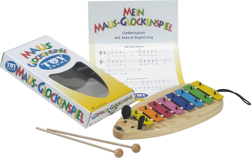 Sonor Children's Glockenspiel Mouse - 8-Note Musical Instrument for Kids, Early Childhood Education Toy - Perfect for Classroom, Playroom & Music Lessons