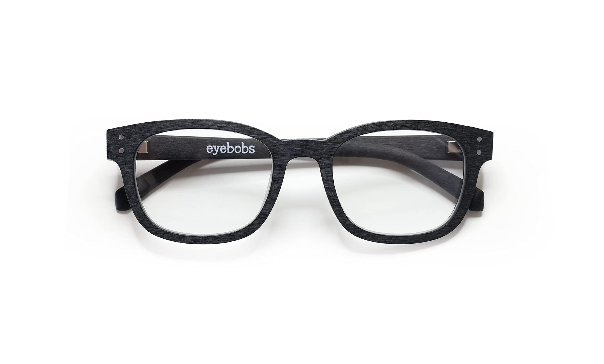 eyebobs - Biff (Wide) | Premium Reading Glasses for Men & Women | Square Frame for Wide Faces | 0.0x - 4.0x Strength | Perfect for Office, Reading & Computer Use