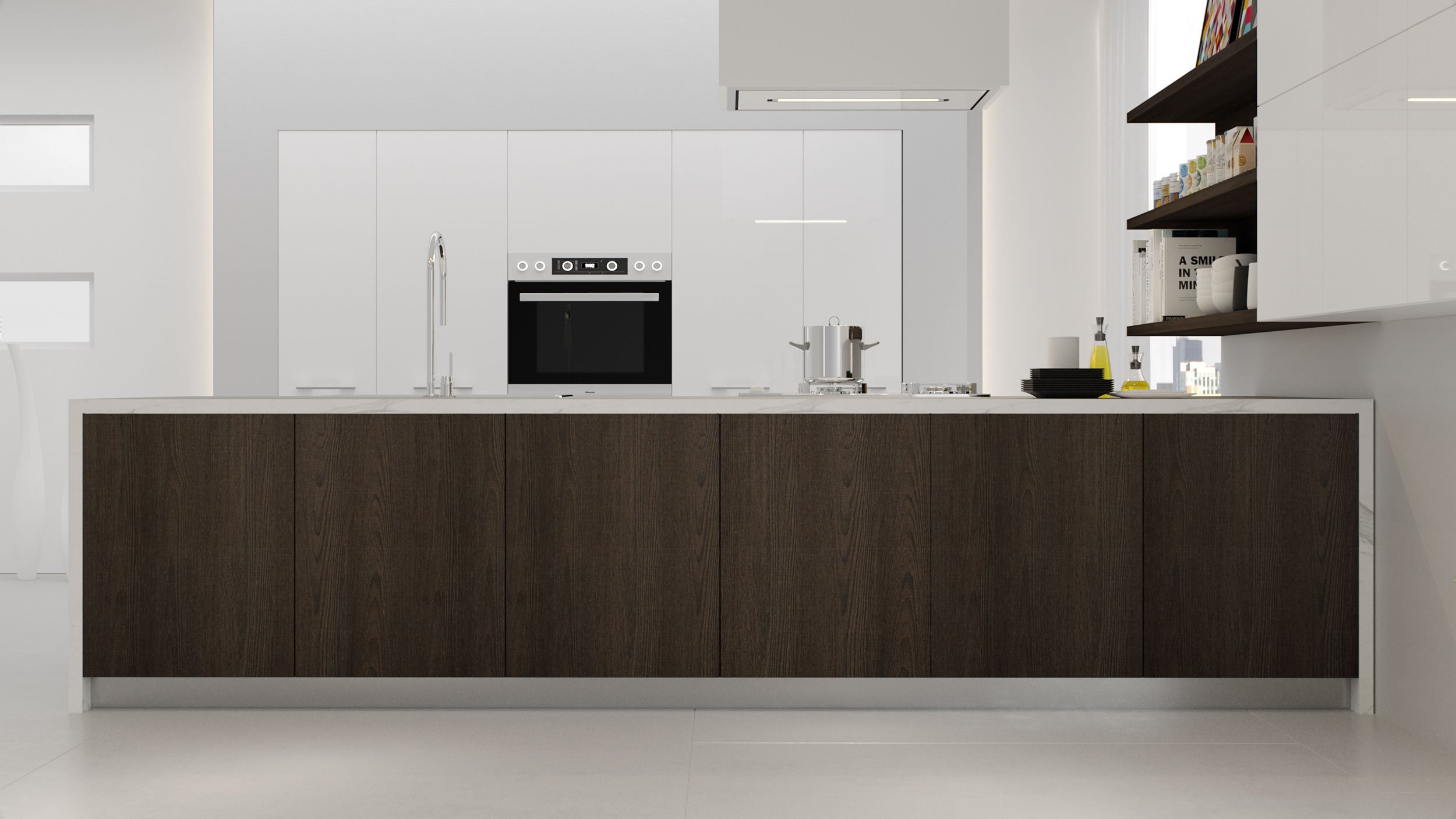 Modern Barcelona Line Kitchen Cabinets - Stylish & Durable Storage for Home & Restaurant Use - Perfect for Kitchen Remodeling & Organization