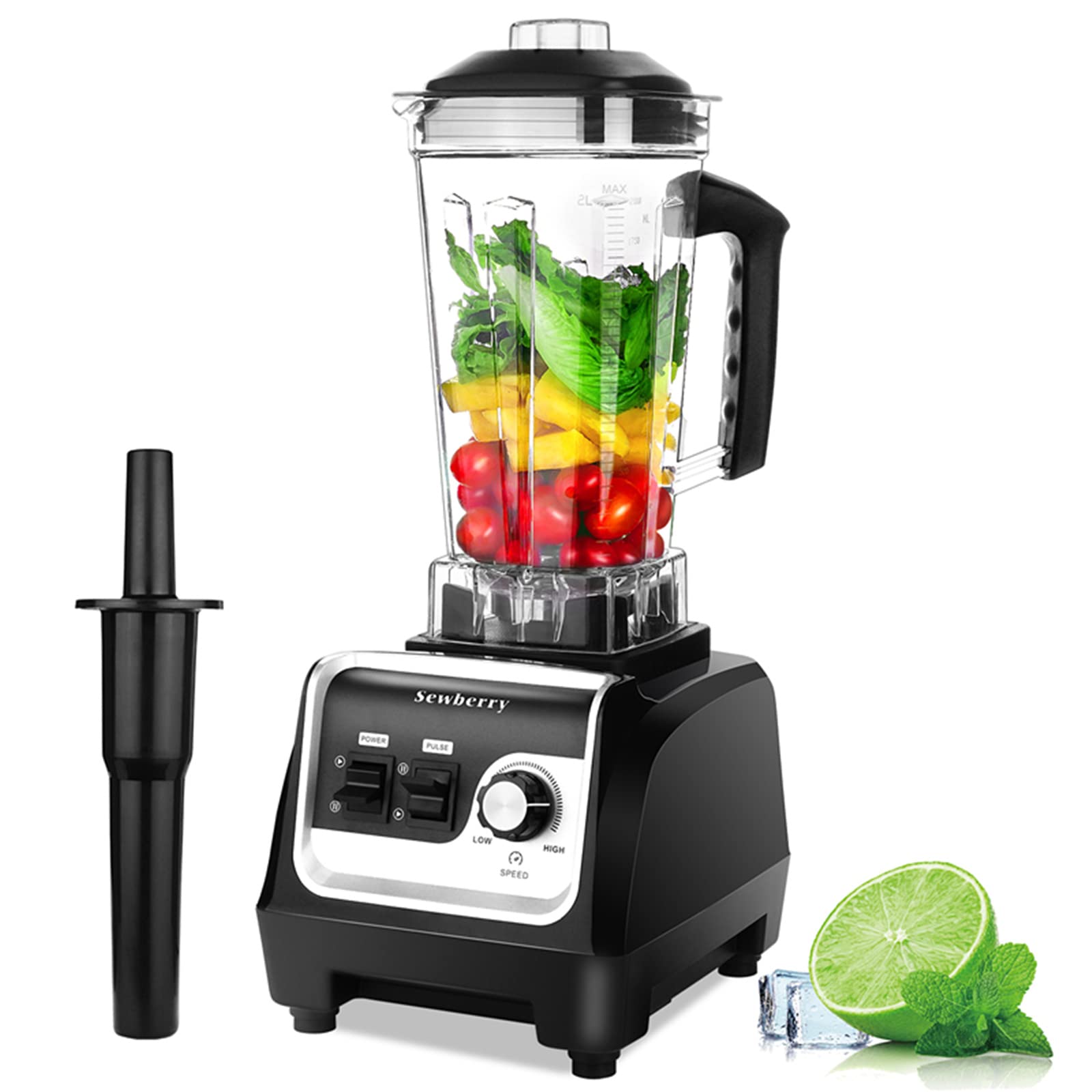 2200W Professional Countertop Blender - High Speed Commercial Blender for Smoothies, Shakes & Frozen Desserts - 70Oz BPA-Free Container - Crushes Ice, Nuts & Fruits - Perfect for Home Kitchens, Cafes & Juice Bars