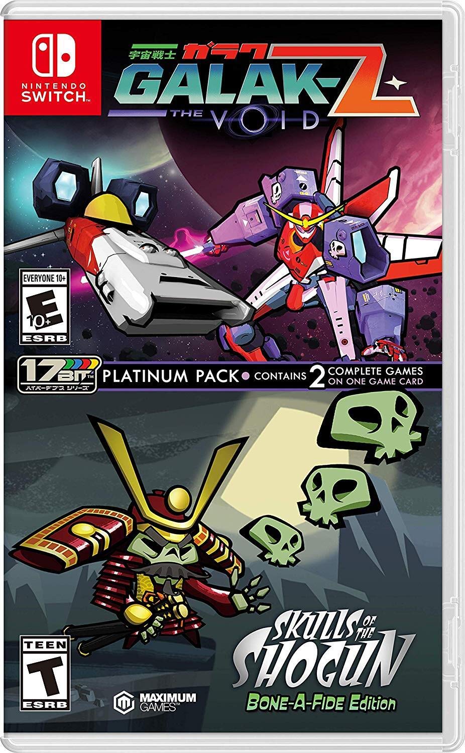 Galak-Z: The Void & Skulls of the Shogun Bone-A-Fide Platinum Pack for Nintendo Switch (NSW) - Action-Adventure Game Bundle | Perfect for Space Combat & Strategy Gaming Enthusiasts