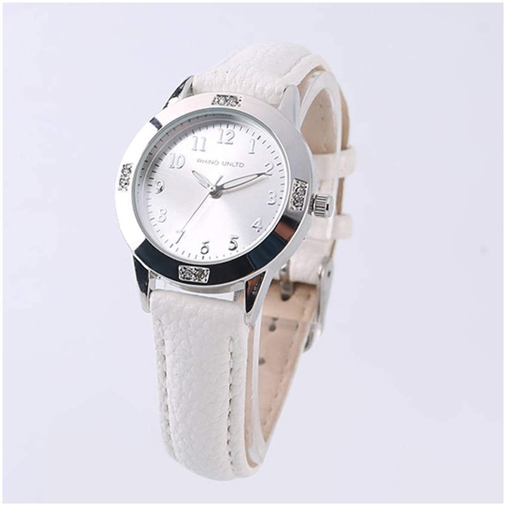 Elegant Women's Watch with Genuine Leather Band & Japanese Quartz Movement - Waterproof Business Classic Analog Watch with Stainless Steel Case - Perfect for Office, Formal Events & Everyday Wear