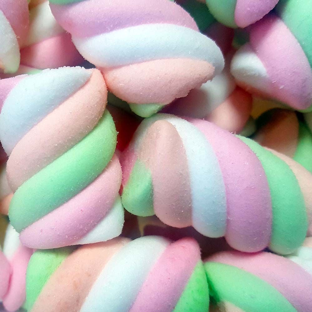 Twisted Marshmallows - Fun Shaped Gourmet Marshmallows for Hot Cocoa, Campfires & Desserts