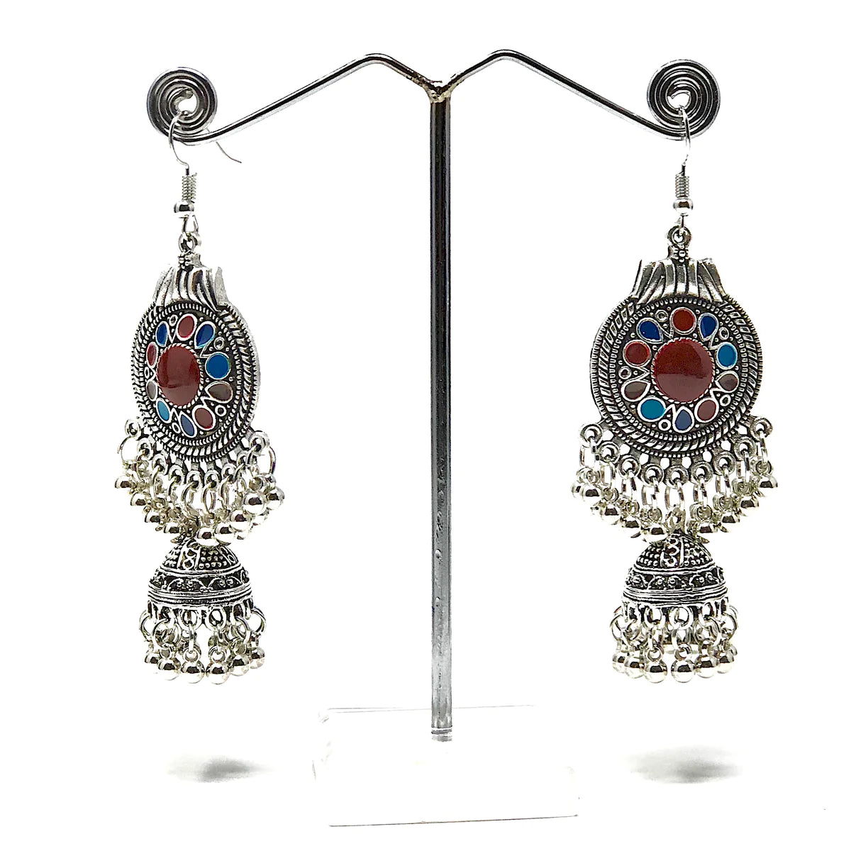 Vintage Afghan Ethnic Bell Tassel Drop Earrings - Handmade Tribal Jewelry for Women (E876) | Perfect for Boho, Festival, and Ethnic Fashion Outfits