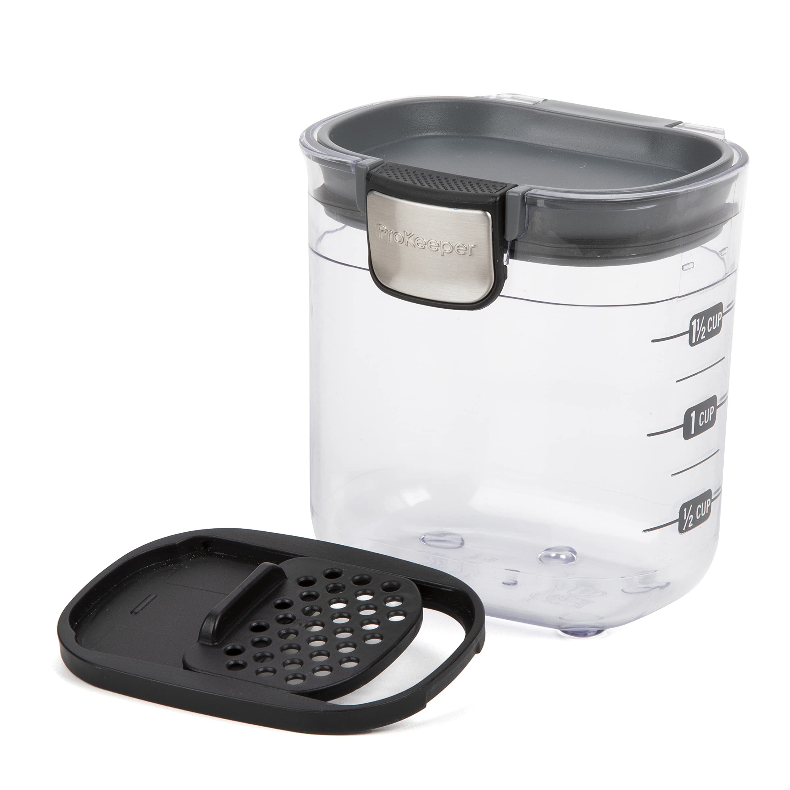 Progressive International ProKeeper+ Airtight Food Storage Container - 1 Count | BPA-Free Kitchen Organization for Flour, Sugar & Dry Goods | Perfect for Pantry, Baking & Meal Prep