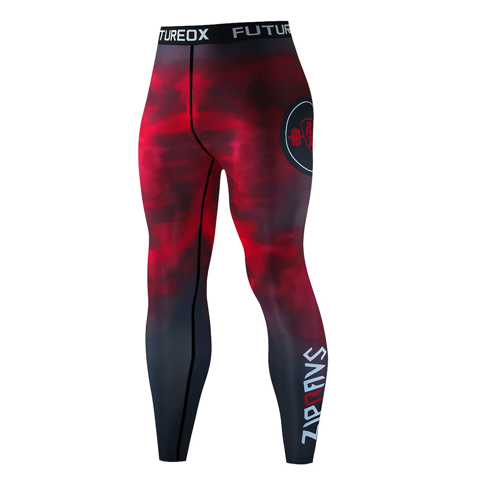 MOKINGTOP Men's High Elasticity Quick-Dry Workout Leggings - Breathable Sports Tights for Running, Gym & Fitness Training - Ideal for Jogging, Yoga & Activewear