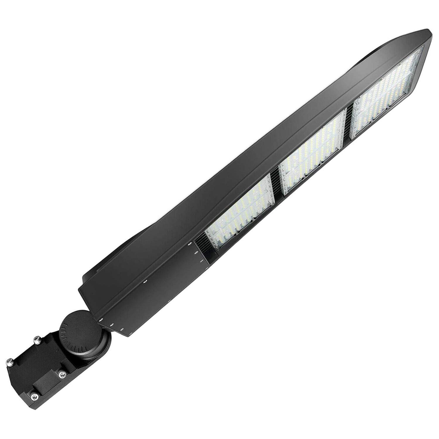 450W LED Parking Lot Lights - DLC UL Certified, 63,000LM 5000K, 100-277V, 20KV Surge Protector, 1-10V Dimmable (Equivalent to 1000-1500W MH) - Perfect for Street Lighting, Warehouse, and Outdoor Area Illumination