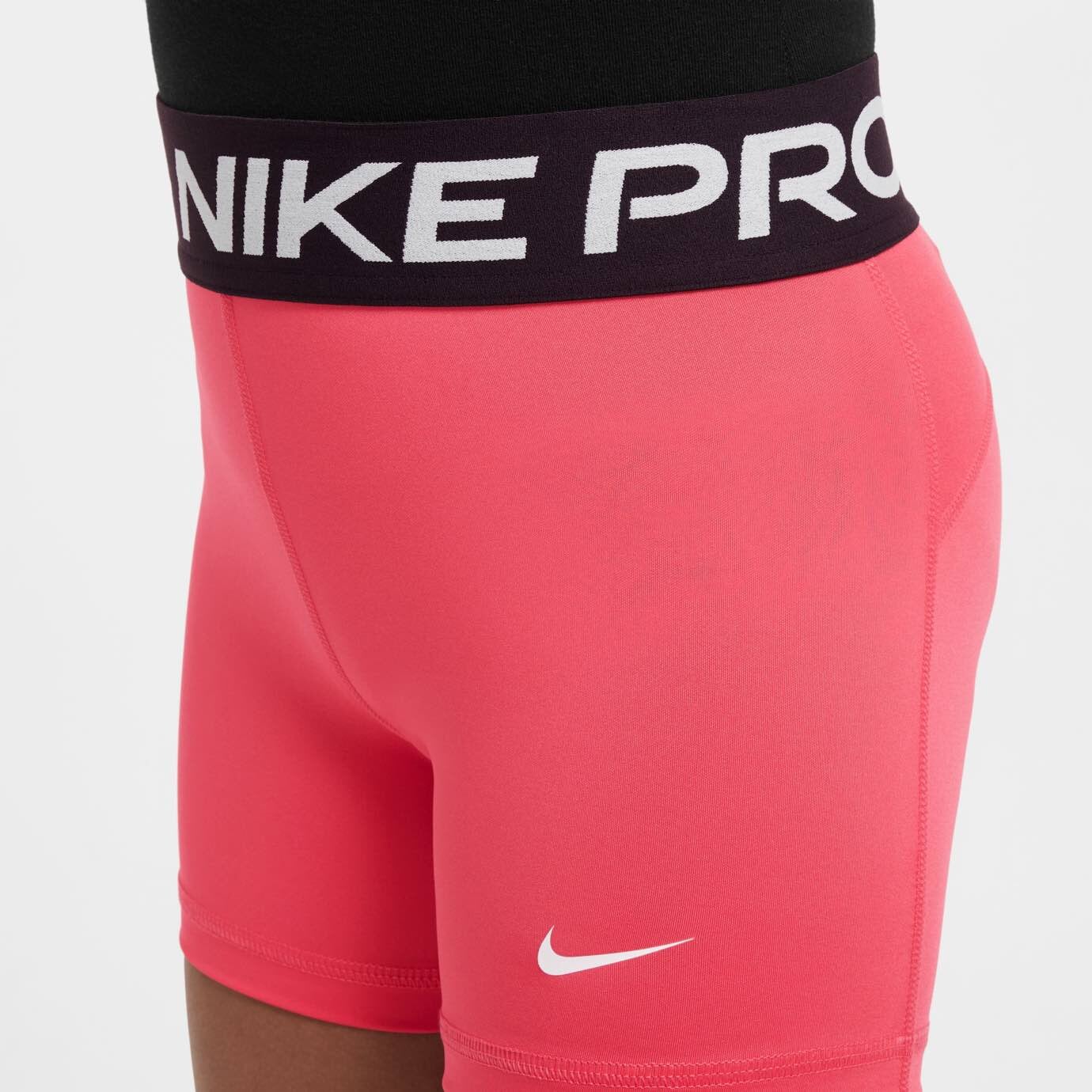Nike Pro Older Girls' Athletic Shorts - 3-Pack (DA1033-010) - Perfect for Running, Training & Gym Workouts