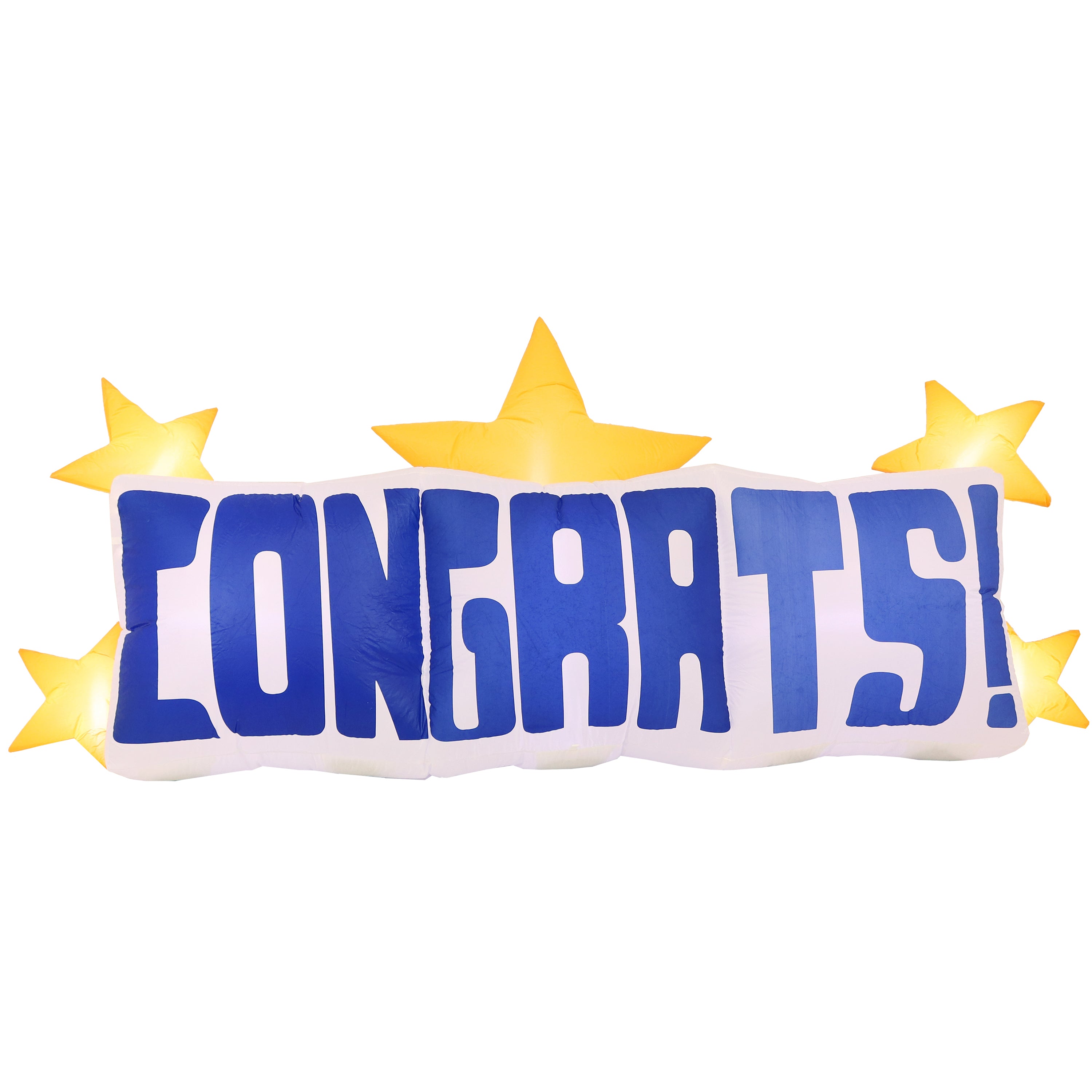 8' Sunnydaze Inflatable Star Decoration for Indoor & Outdoor Use - Perfect for Graduation, Birthday Parties, and Holiday Celebrations