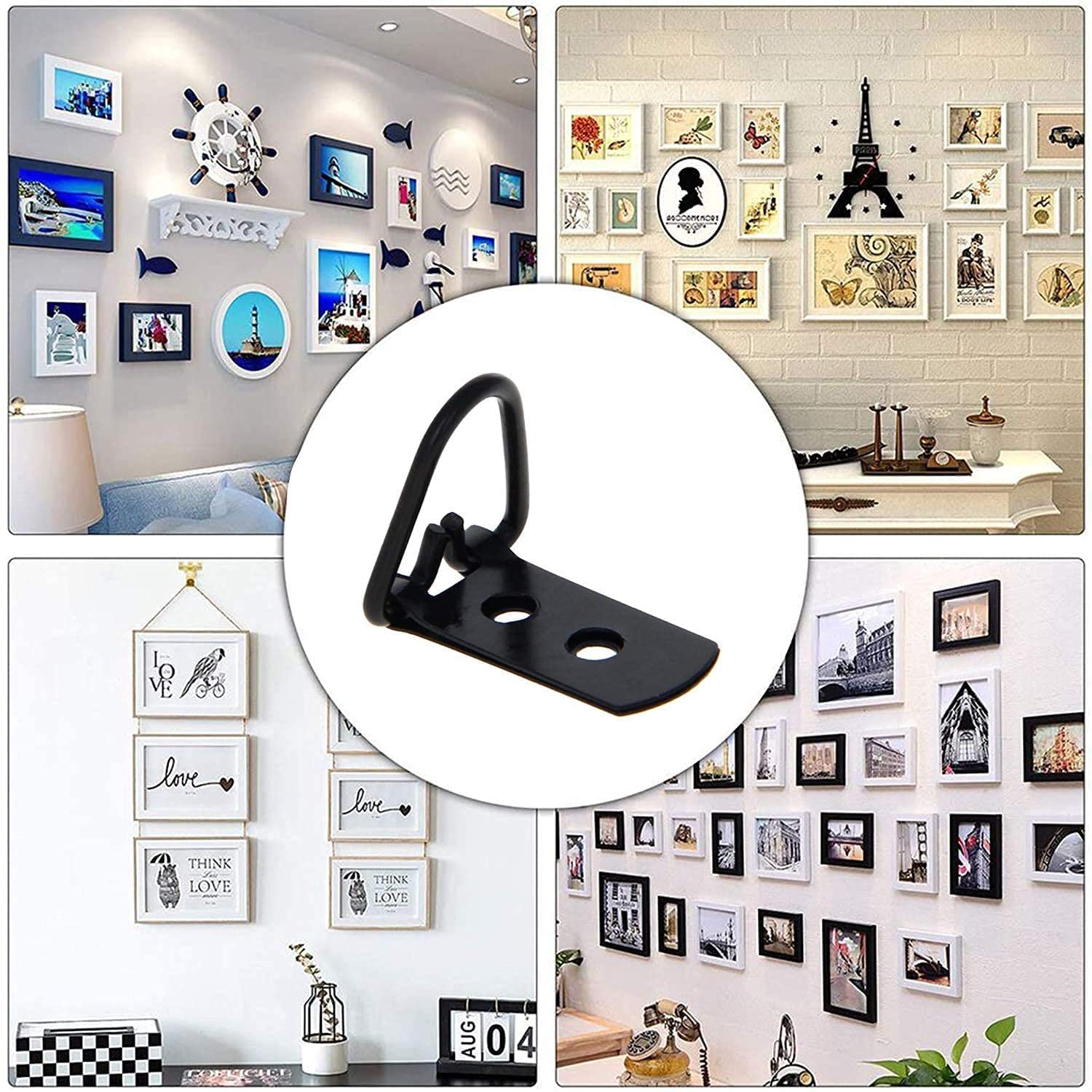 MroMax 10PCS Black Ring Frame Buckle Kit (2.09