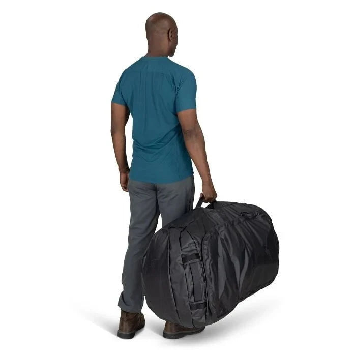 Osprey Transporter Duffel 150 - Large Travel Duffel Bag with Wheels, Water-Resistant Material for Airplane, Camping & Outdoor Adventures - Perfect for Luggage, Gym & Sports Equipment Storage