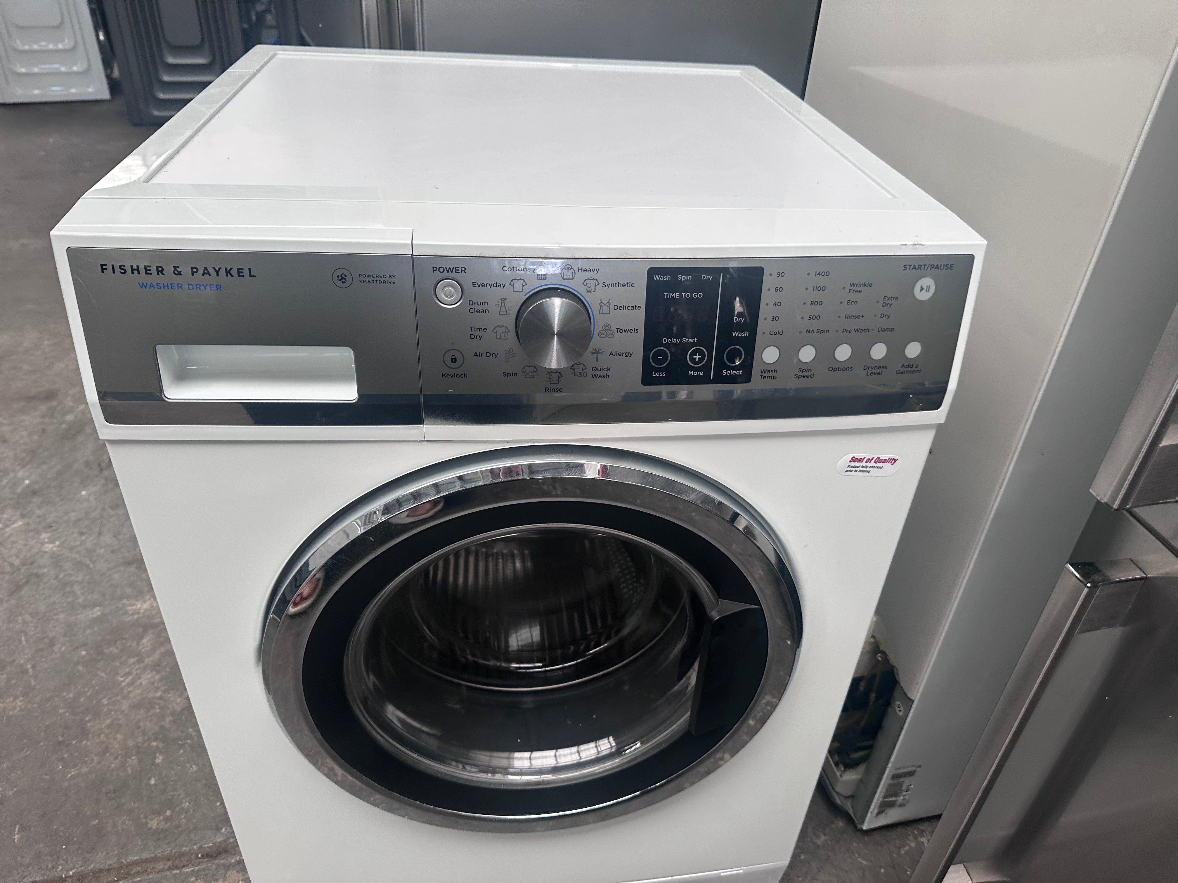 Fisher & Paykel Series 7 WD8560F1 8.5kg Washer & 5kg Dryer Combo - Energy Efficient Refurbished Laundry Appliance for Apartments & Small Homes