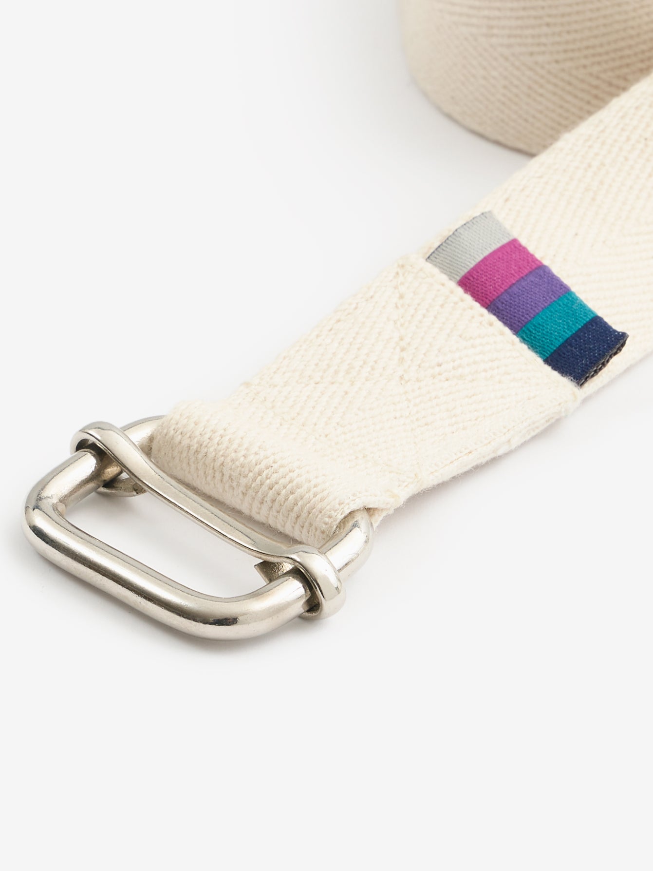 Yogamatters Organic Cotton Classic Yoga Belt 0.9m - Premium Stretching Strap for Yoga, Pilates & Physical Therapy - Ideal for Home, Studio & Travel Use