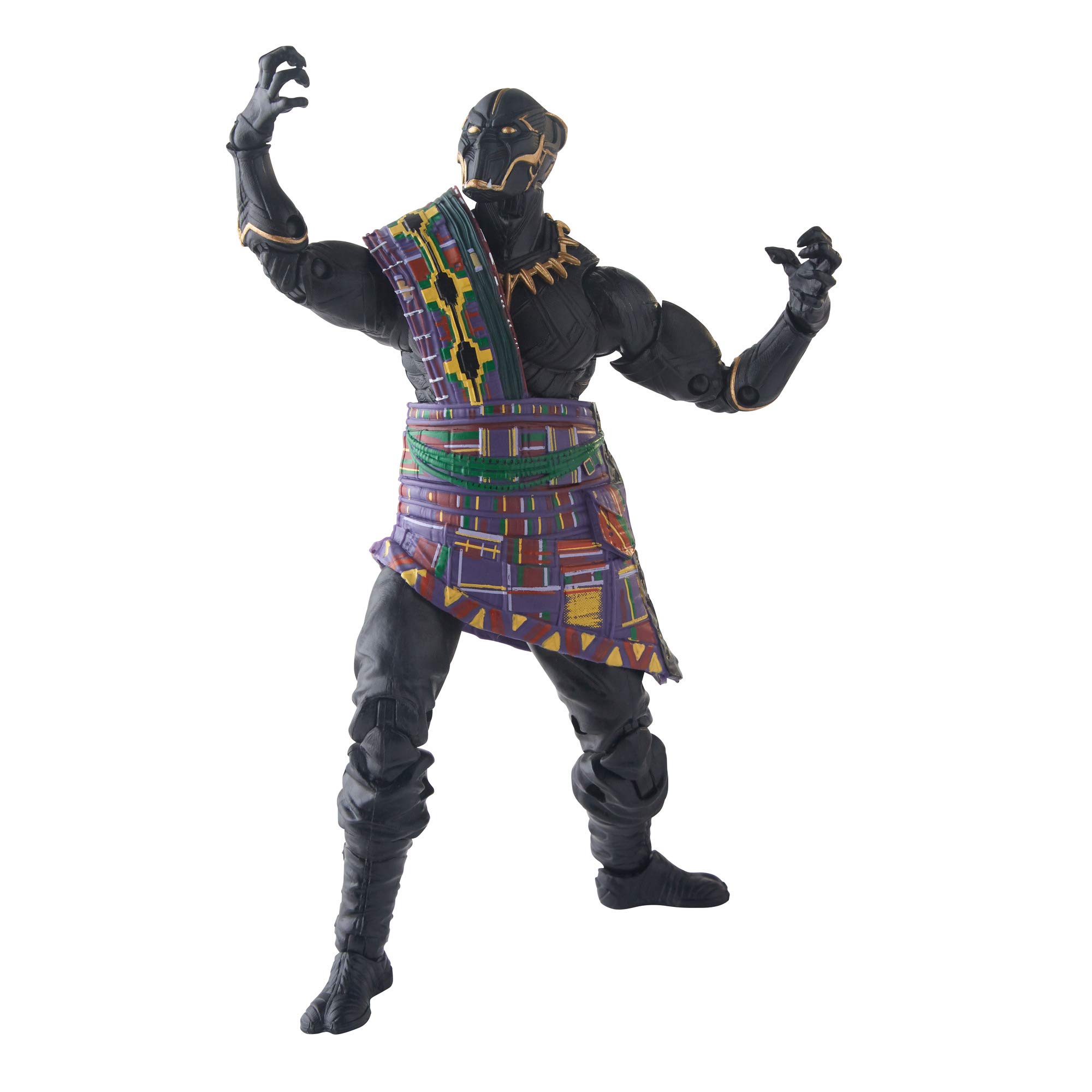 Marvel Legends Series Black Panther 6-inch T’Chaka Action Figure - Collectible Toy for Marvel Fans, Display & Role Play | Perfect for Home Decor, Office Display & Gift Giving
