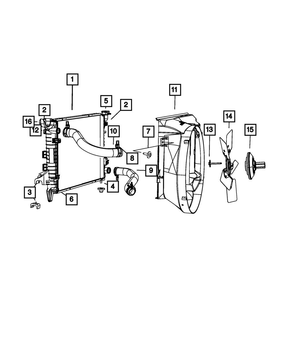 Mopar 5202 8877AC Engine Cooling Fan Clutch Replacement for Dodge Ram 1500 2500 3500 - Heavy Duty Cooling System Part for Off-Road & Towing Scenarios