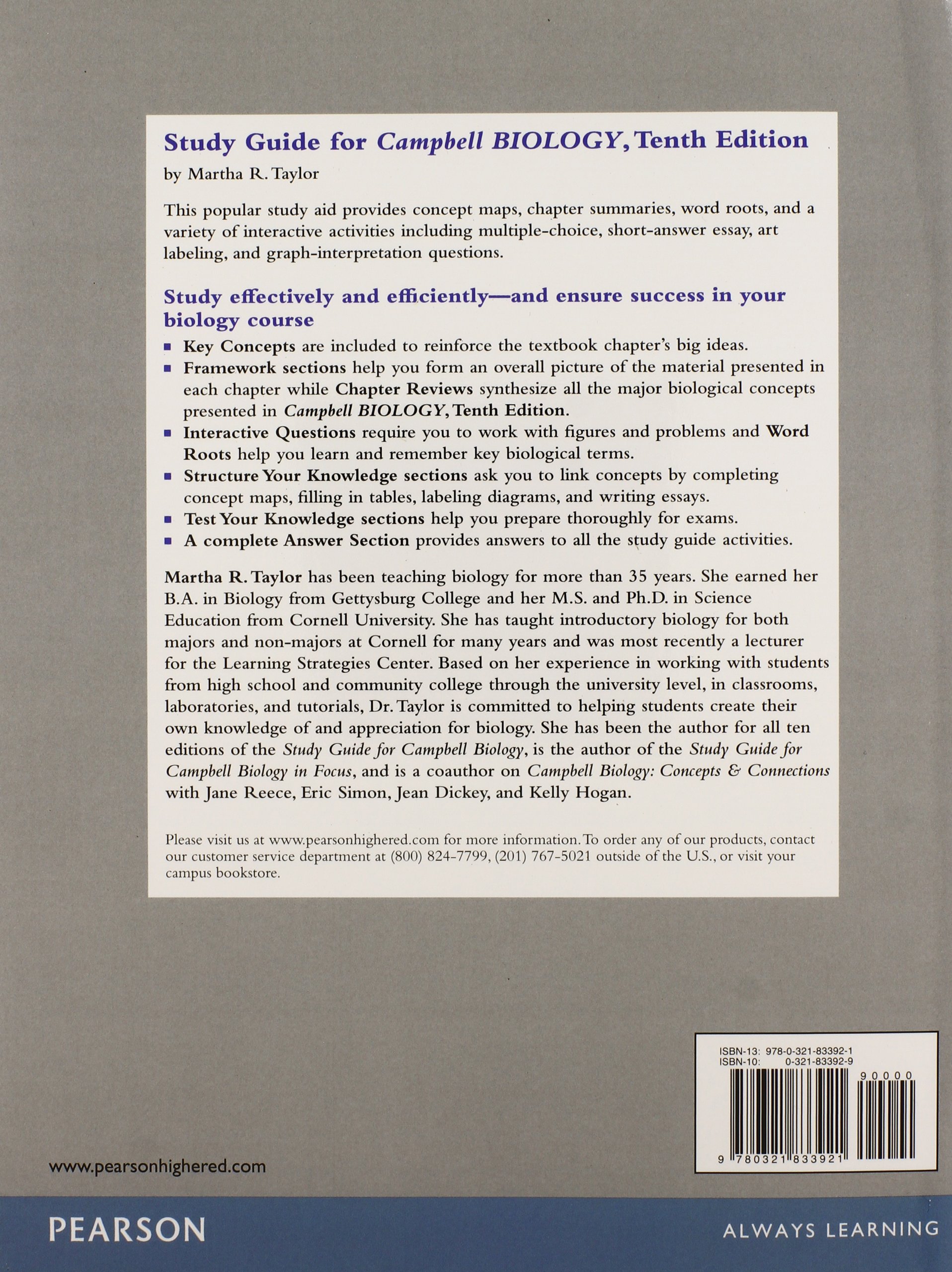 Campbell Biology Study Guide - Essential Textbook Companion for AP Biology & College Students | Perfect for Exam Prep & Homework Help