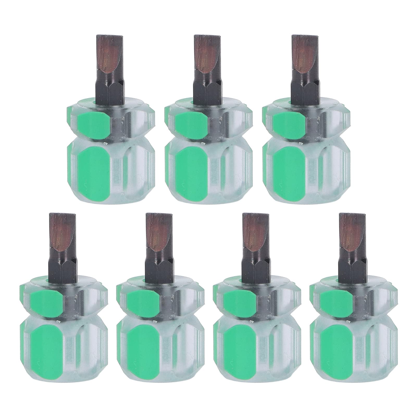 Hztyyier 7PCS Flathead Screwdriver Set - Mini Precision Screwdrivers with Ergonomic Non-Slip Handle for Electronics, Sewing Machines, Glasses & Home Repairs | Ideal for DIY Projects & Small Appliance Maintenance