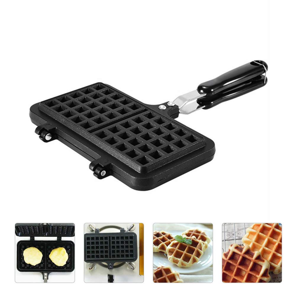 Non-Stick Waffle Mold for Cake Maker - Hemoton Waffle Baking Tool, DIY Creative Cake Mould for Homemade Waffles & Pancakes | Perfect for Breakfast, Desserts & Party Treats
