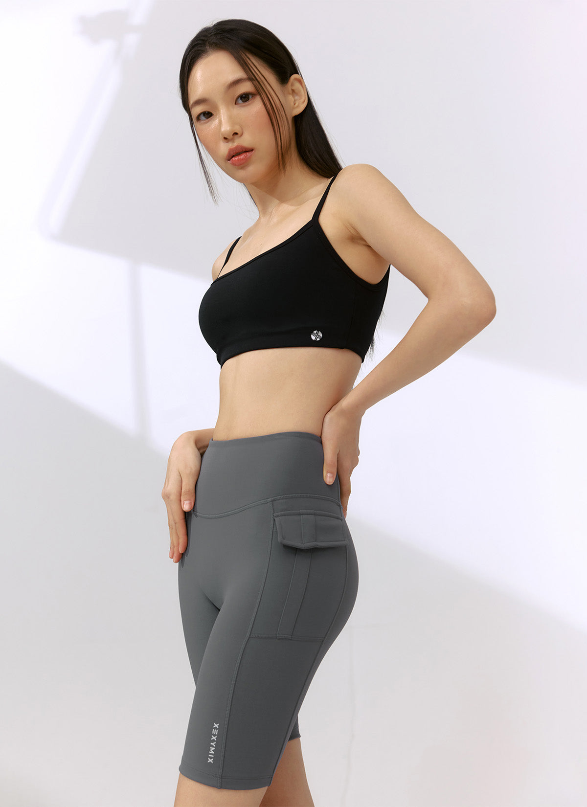 Black Label 360N Out Pocket Leggings - High Waist Yoga Pants with Side Pockets for Running, Gym & Workout - Comfortable Stretchy Athletic Tights for Women