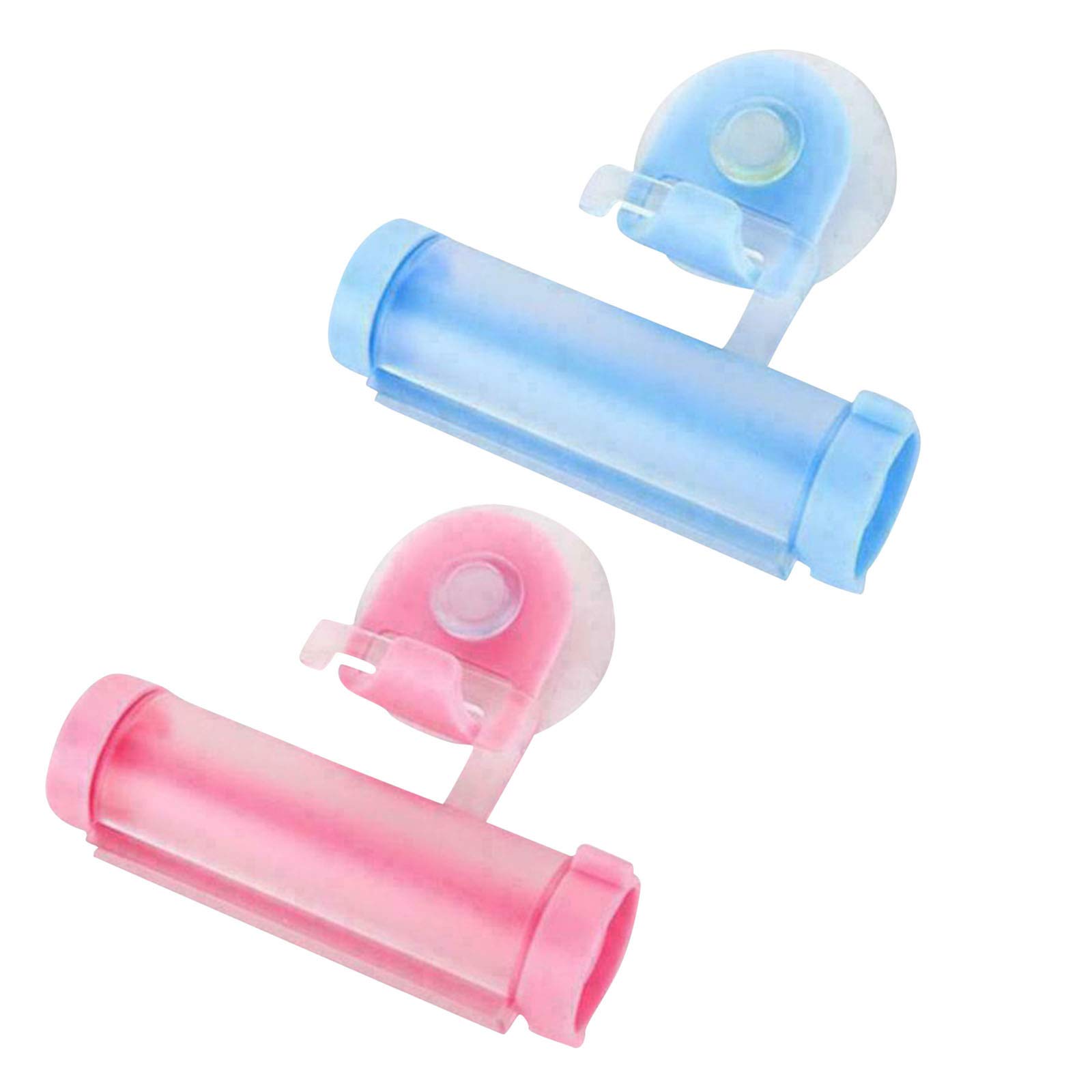 Lacaca Toothpaste Squeezer & Roller Tool - 2PCS Toothpaste Dispenser Holder for Bathroom Organization | Space-Saving Toothpaste Tube Roller for Countertop, Vanity & Travel (One Size)