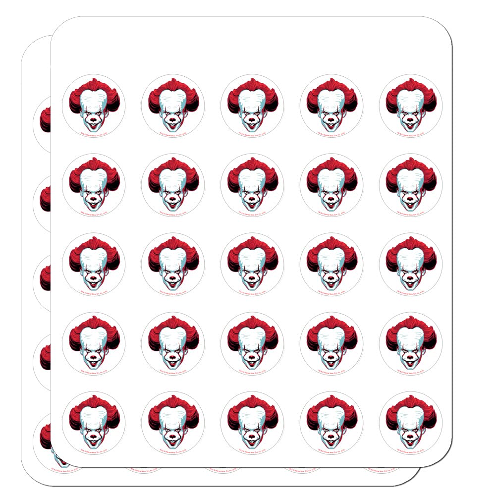 IT Pennywise Planner Stickers - Scrapbooking, Calendar & Crafting Supplies for DIY Projects, Bullet Journals, and Home Decor