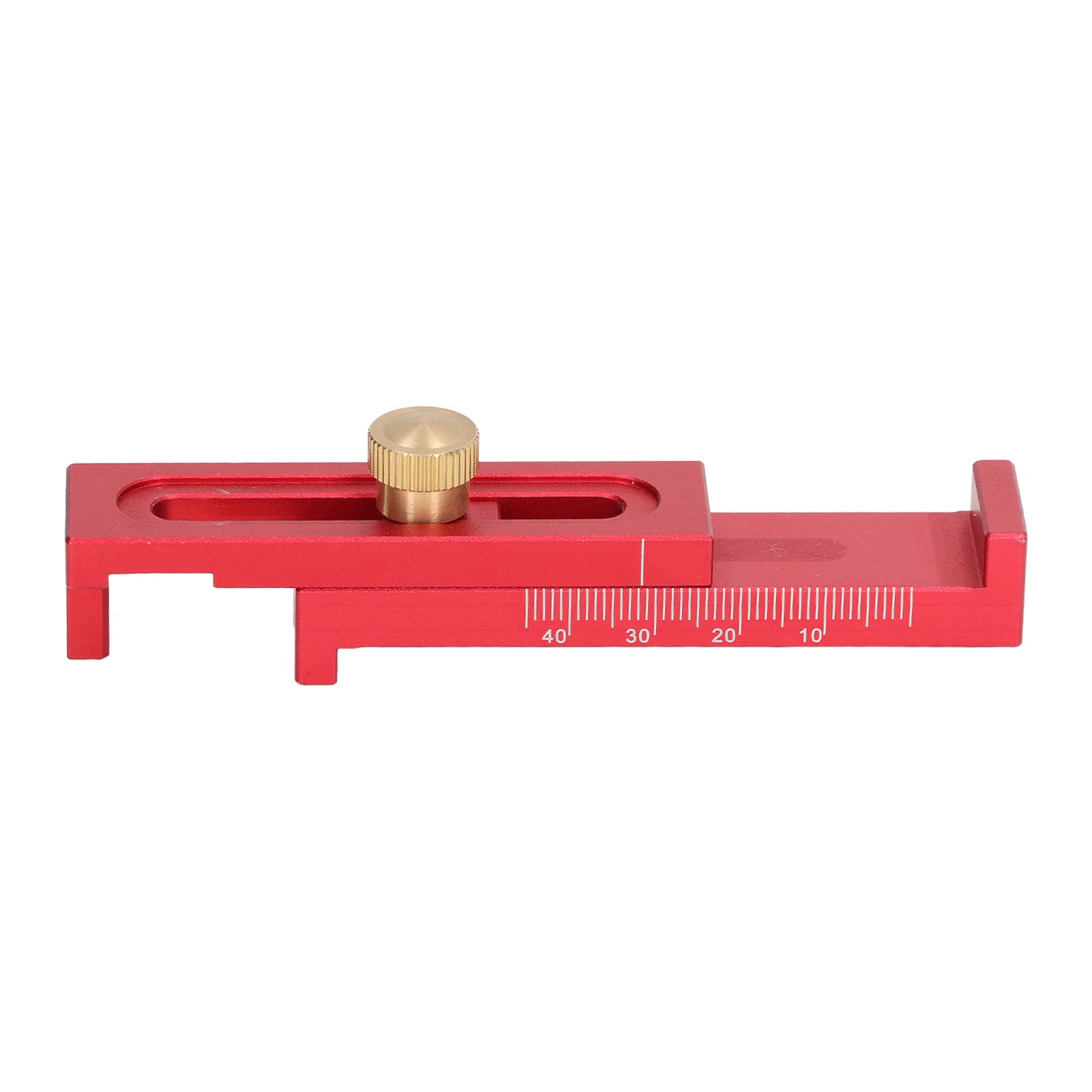 High Precision Woodworking Depth Ruler - Aluminum Alloy Vernier Scale Mini Gap Gauge for Slotting & Woodworking (T2) | Perfect for DIY Projects, Carpentry & Precision Measurements