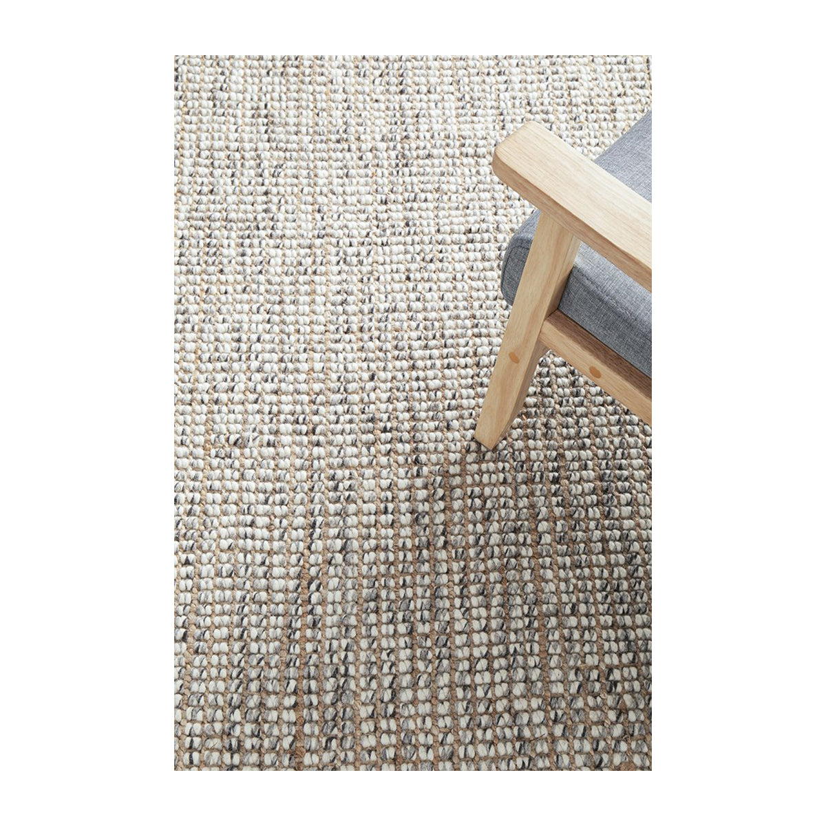 Arabella Soft Grey Area Rug - Plush & Durable for Living Room, Bedroom, or Nursery - Machine Washable Modern Home Decor
