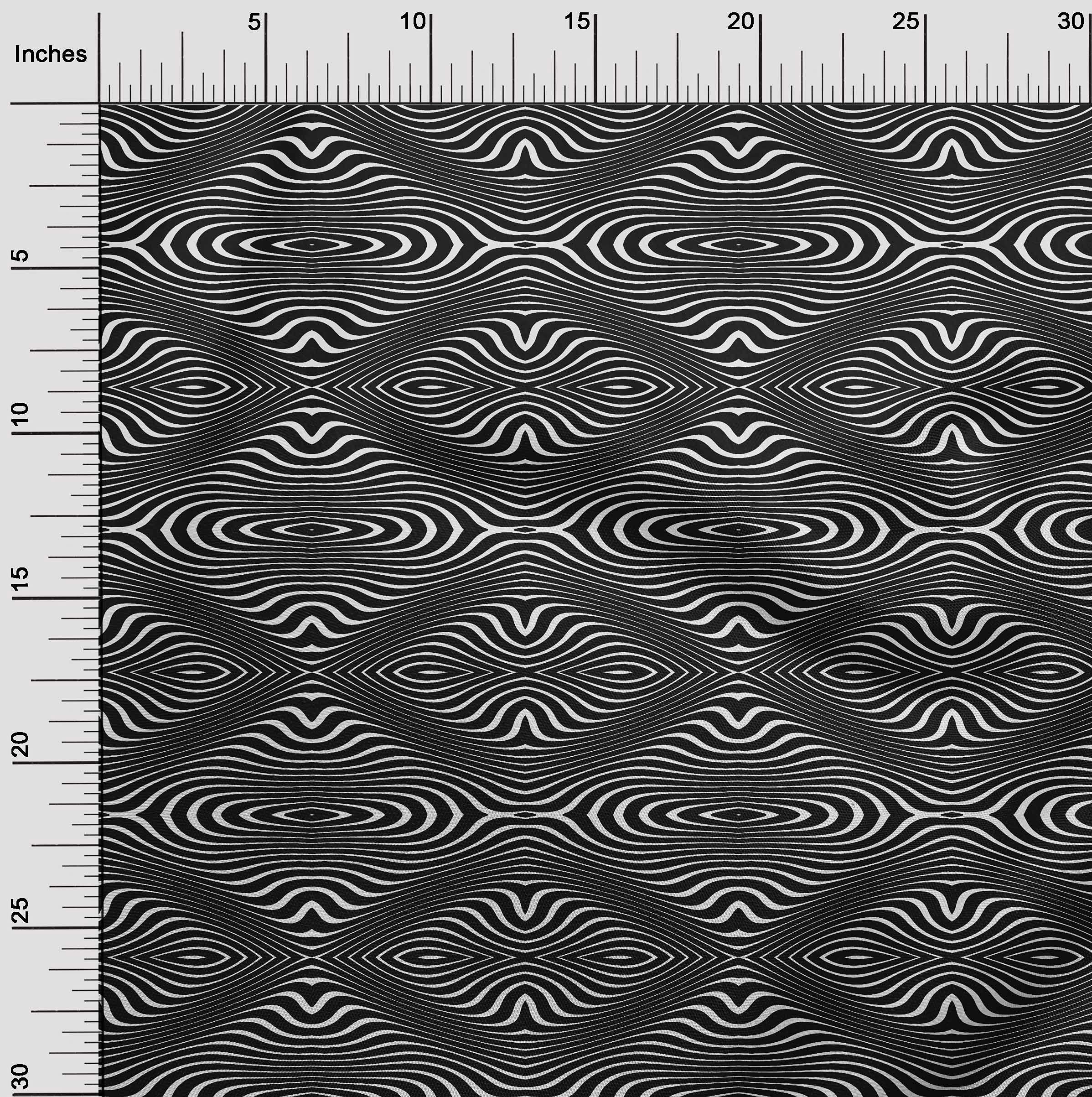 Premium Rayon White Moire Fabric by The Yard - 56