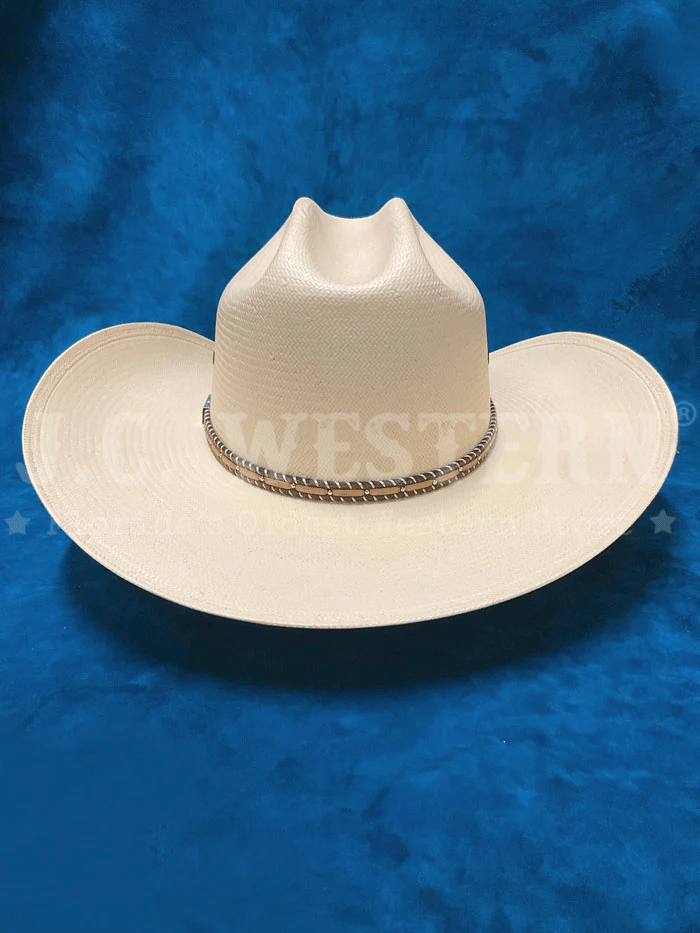 Resistol RSPNCKN304281 Piney Creek George Strait Collection Straw Cowboy Hat - Natural Color for Outdoor, Ranch, and Country Music Events
