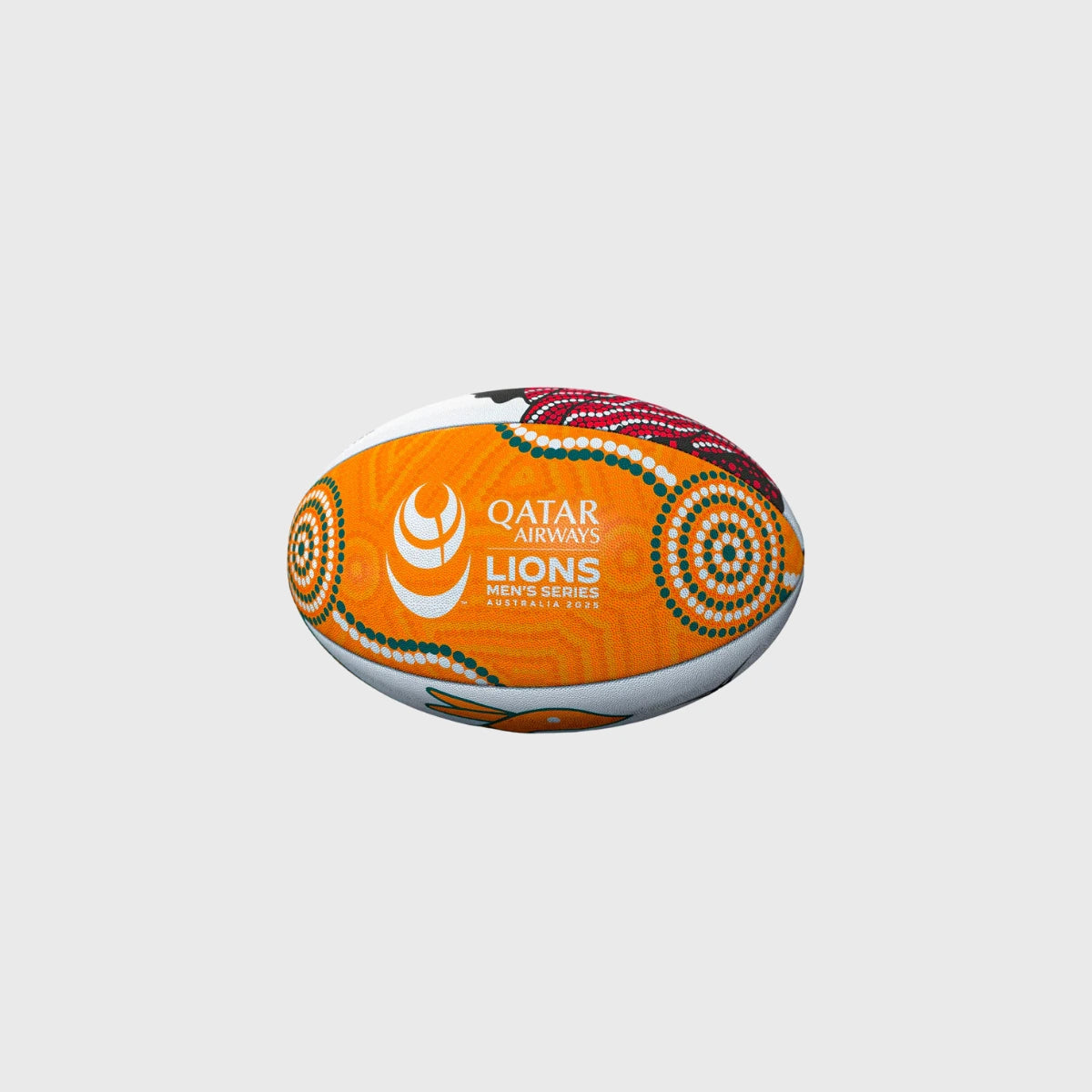 Official Gilbert British & Irish Lions 2025 Mini Rugby Ball - Collectible Souvenir & Fan Gift for Rugby Enthusiasts - Perfect for Game Day, Fan Events & Home Decor