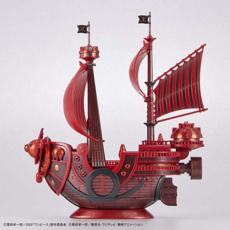Bandai One Piece Grand Ship Collection Thousand Sunny Model Kit (Movie Red Commemorative Color Ver.) - Perfect for Anime Collectors, Display & Gift Giving