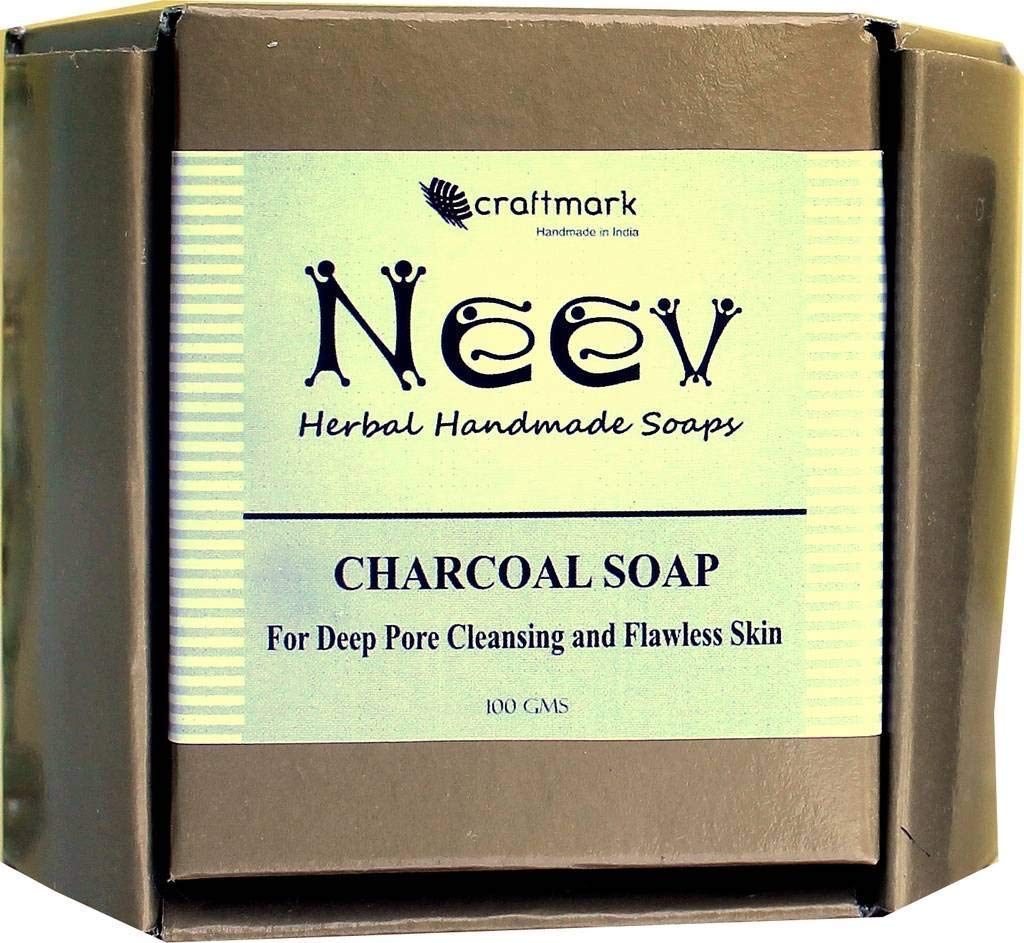 Natural Charcoal Soap Bar - Handmade Black Soap for Acne & Detox, 75g (2.6oz) | Deep Cleansing Face & Body Wash for Oily Skin, Blackheads & Pore Minimizing | Perfect for Daily Skincare Routine & Spa Treatment