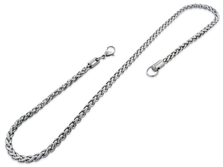 5MM Stainless Steel Spiga Chain Necklace for Women - Durable & Hypoallergenic Jewelry Gift for Birthday, Anniversary & Everyday Wear