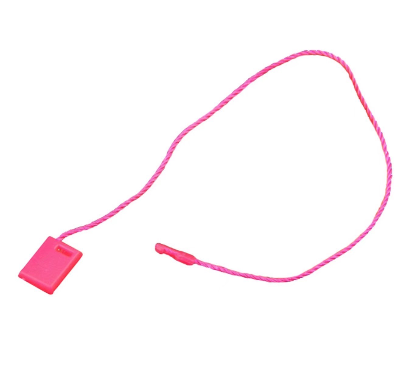 100pcs Deep Pink Nylon Hang Tag Fasteners 7 Inch - Secure Price Tags & Labels for Retail Clothing, Accessories, and Gift Packaging